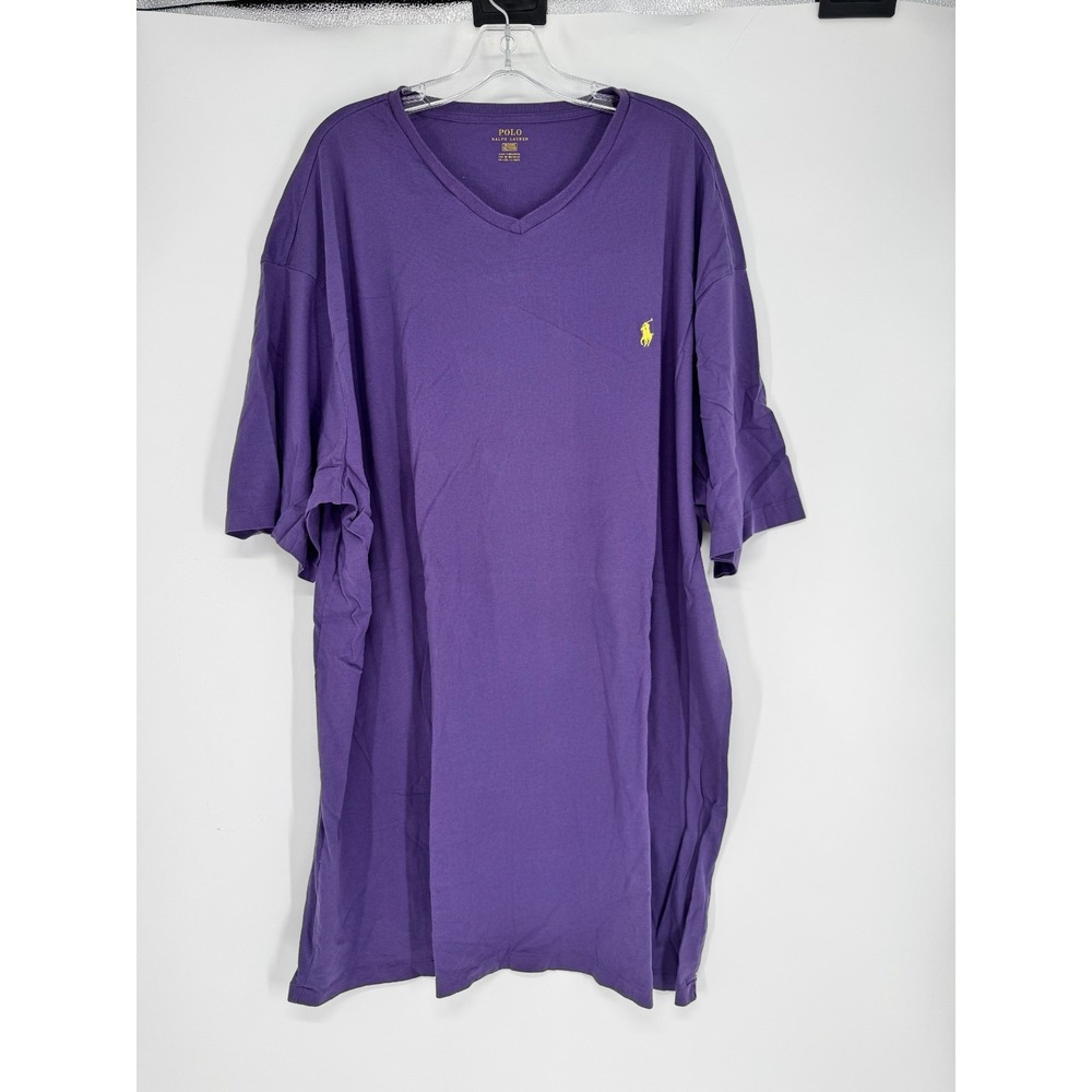 Polo Ralph Lauren T Shirt 3XL Tall 3XLT Cotton Short Sleeve V Neck Pony Logo